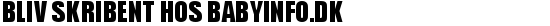 QmxpdiBza3JpYmVudCBob3MgQmFieWluZm8uZGs=